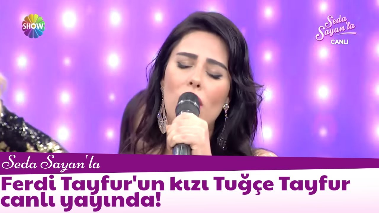 Ferdi Tayfur'un kızı Tuğçe Tayfur canlı yayında!