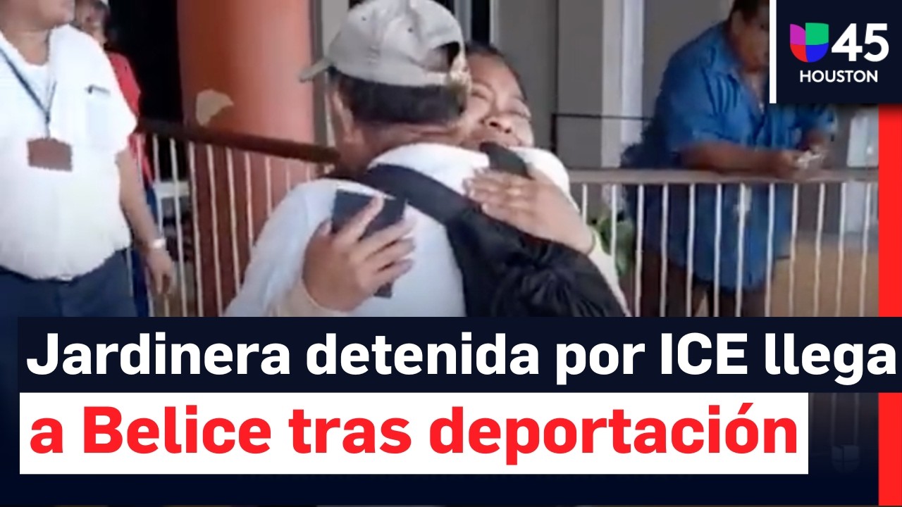 ¡Se reencuentra con sus padres! Jardinera detenida por ICE llega a Belice tras deportación
