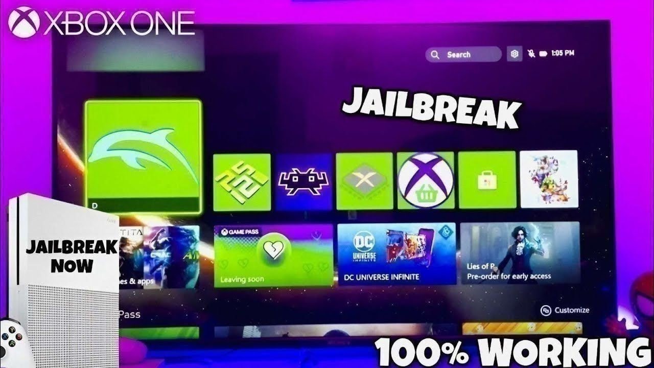Побег из тюрьмы Xbox One 2025 | Как сделать джейлбрейк Xbox One