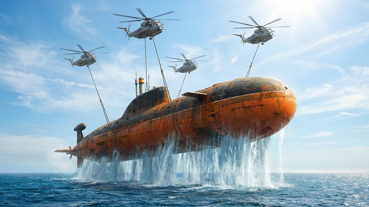 Salvaging & Restoring a Forgotten Akula Class Submarine After 30 Years Beneath the Deep Ocean