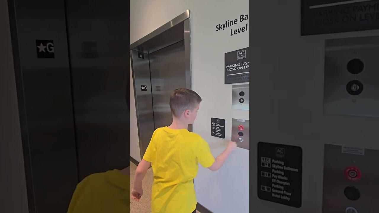 OTIS Gen 3 MRL traction elevators at AC Hotel Waco Downtown garage in Waco, Texas