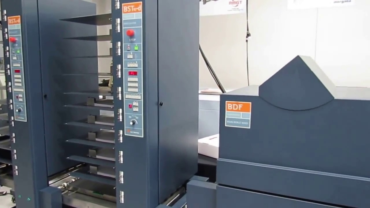 CP Bourg BST20d Air-Feed Collator + BDF Automated Booklet Maker