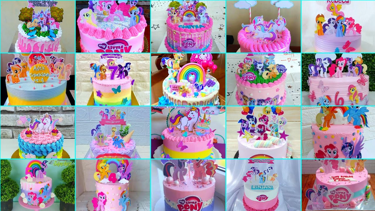 INSPIRASI MODEL KUE ULANG TAHUN KUDA PONI ANAK PEREMPUAN | Mabruk Alfa Mabruk #birthdaycake
