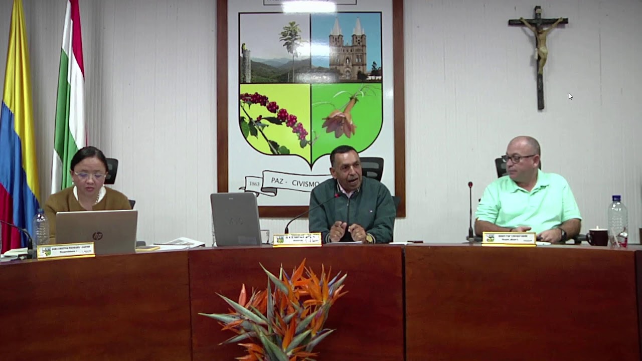 CUARTA SESIÓN DEL PRIMER PERIODO DEL CONCEJO MUNICIPAL DE JARDÍN AÑO 2026
