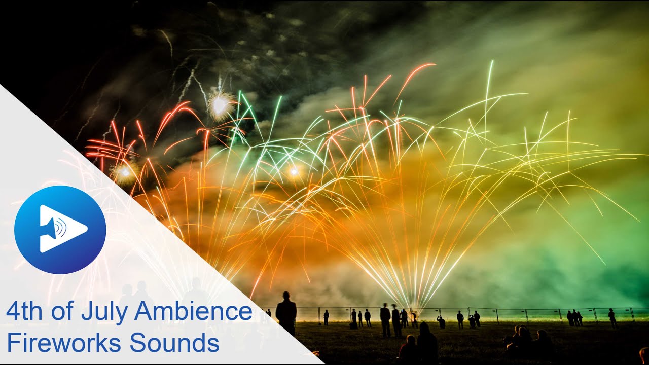 [2 Hours] Fireworks Sounds | 4th of July Sounds | Ambient Soundscapes