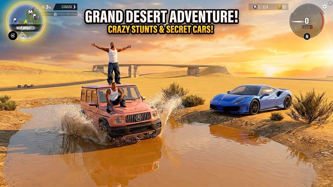 OFFROADING a PINK G-Wagon in the Desert! + Finding a SECRET Ferrari! 😱
