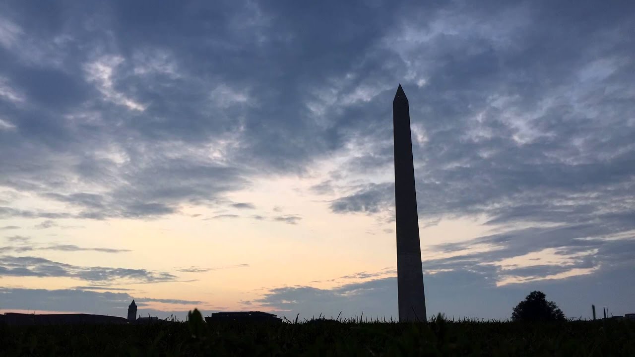 Washington Monument Sunrise Timelapse