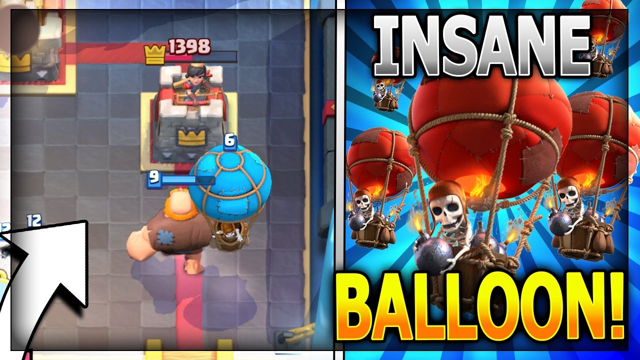 THIS GIANT BALLOON DECK IS A BEAST!! NO LEGENDARY CARDS!! Legendary Arena 11 in Clash Royale