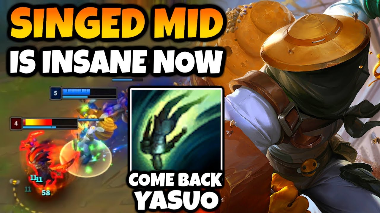 The SINGED BUFFS are SO CRAZY for MID. Never miss last hits ever again.