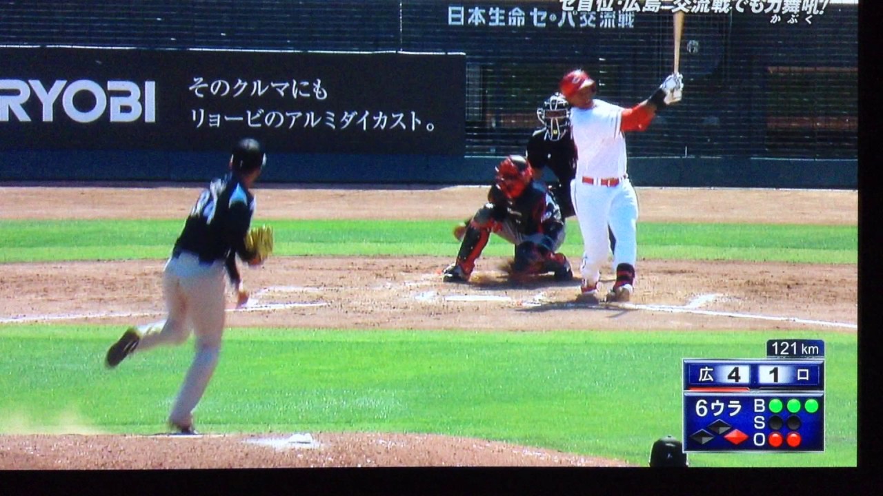 【2017.6.4】カープ　バティスタ　驚愕の２日連続代打ホームラン！！
