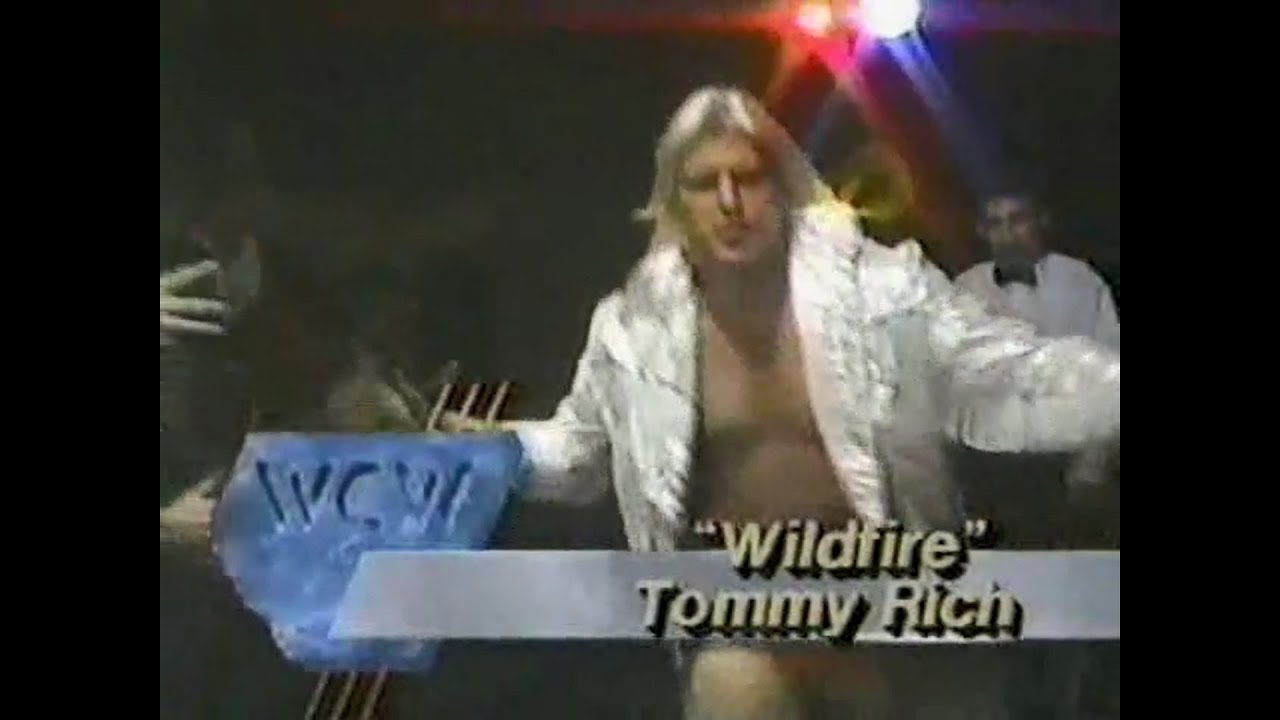 Tommy Rich vs Stan Hansen   Saturday Night July 14th, 1990