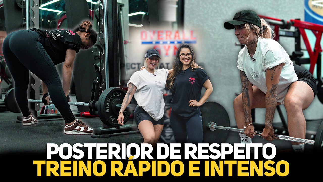 POSTERIOR DE RESPEITO, TREINO R&Aacute;PIDO E INTENSO #overallgym #meccaparaelas