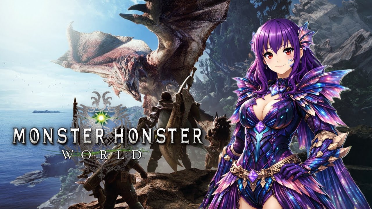 [MH World] Grinding live~ w/ Chat! [ !lobby ]