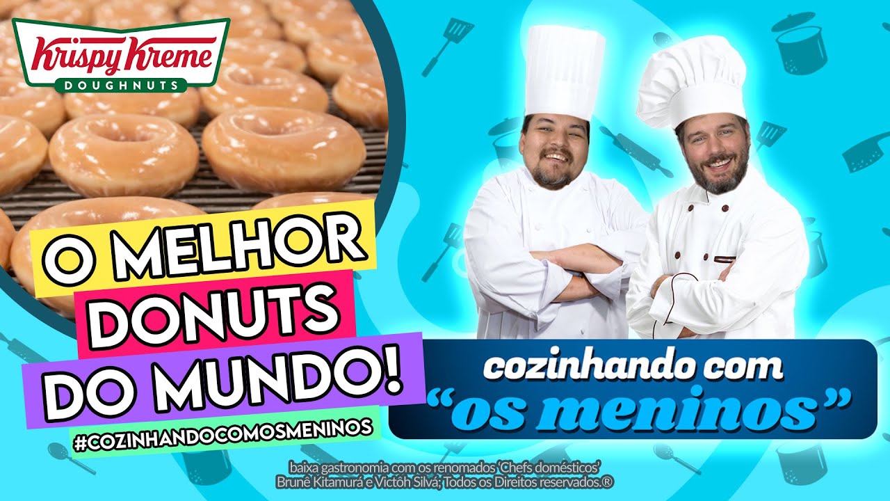 FAÇA SEU KRISPY DONUTS EM CASA! #CozinhandoComOsMeninos