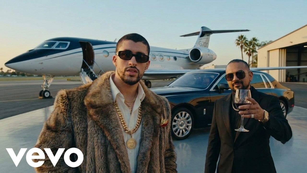 Bad Bunny ft. Sean Paul, Pitbull - Mdnight Caliente | Fanmade AI Lyrical Music Video |