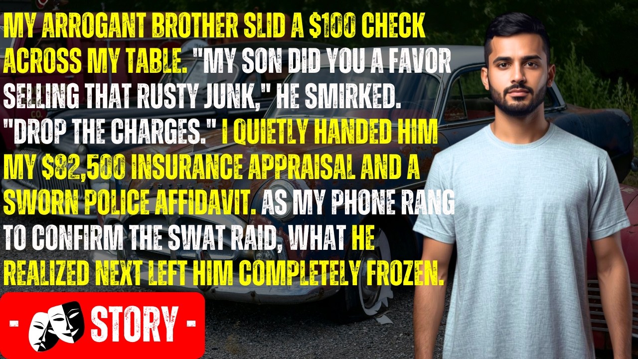 My Brother Offered Me $100 To Drop The Charges. Then I Showed Him The Appraisal...