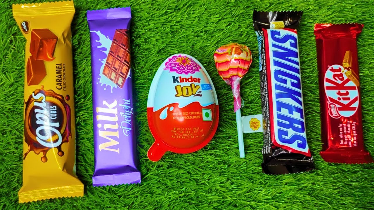 ASMR Most Popular Candys / Colourful Lollipop & Chocolate Unwrapping / Pure ASMR