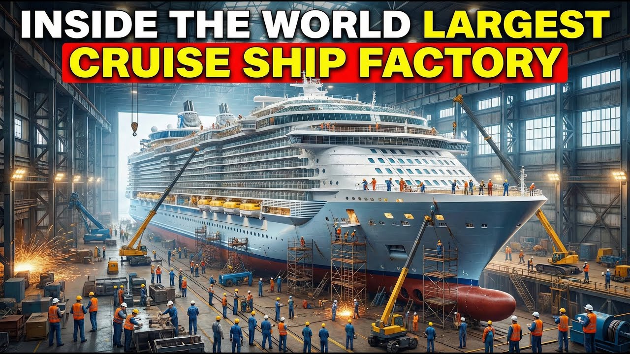 Inside The World Largest Cruise Ship Factory: Building The Icon of the Seas ($2B)