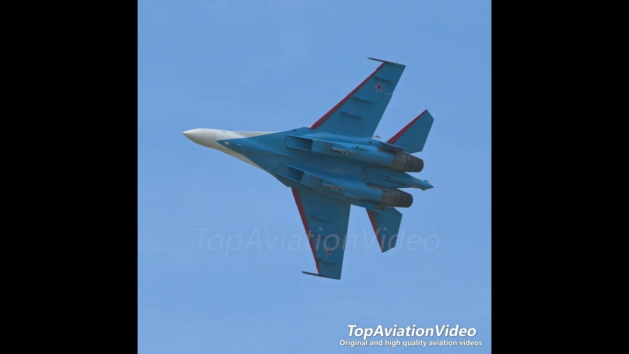 Russian Knights Aerobatic Team at LIMA 2023.5.23 #planespotting #knights #su35 #fighterjet #lima