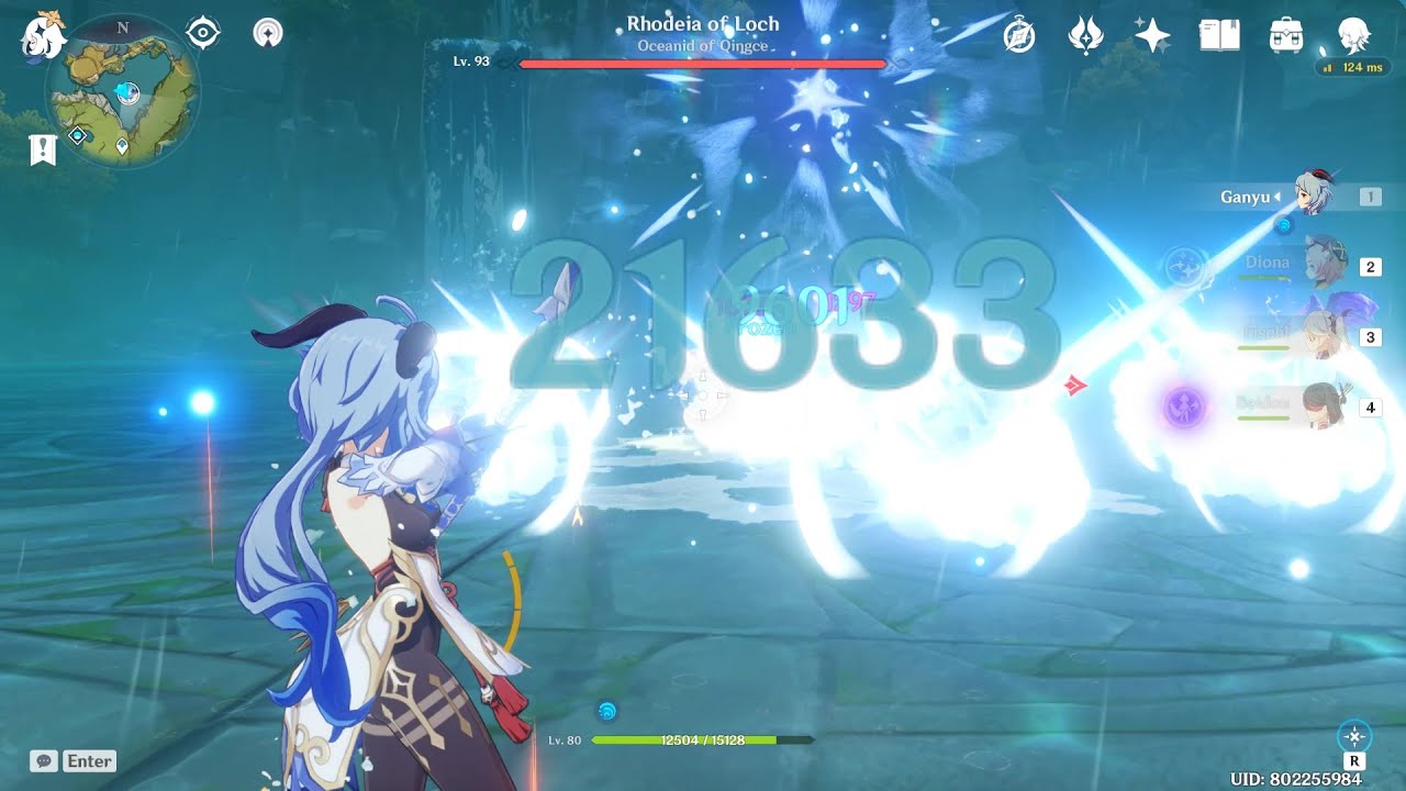 [Genshin Impact] Boomer's hand Ganyu vs Oceanid