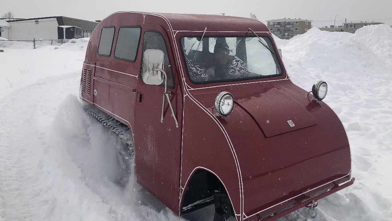 Une autoneige unique au monde