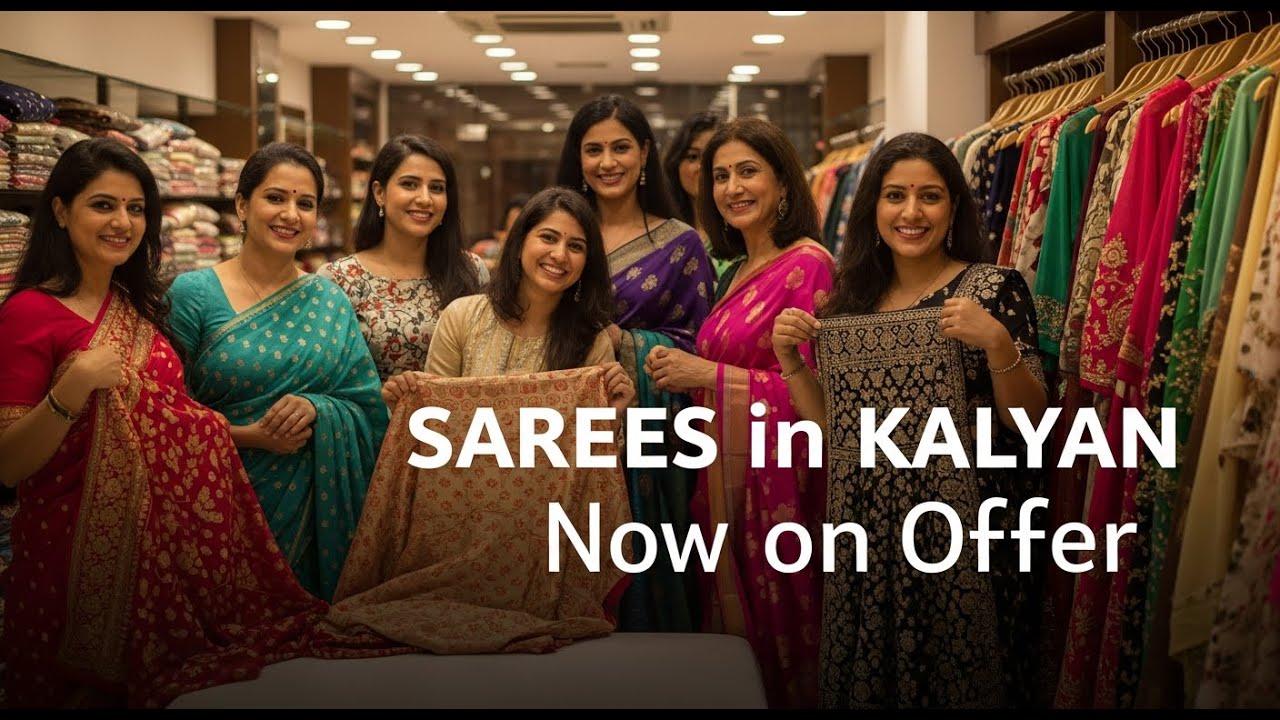कल्याण में साड़ियाँ अब ऑफ़र में | Saree Manufacturer | Dwarkadas Shamkumar Kalyan 😍🛍️