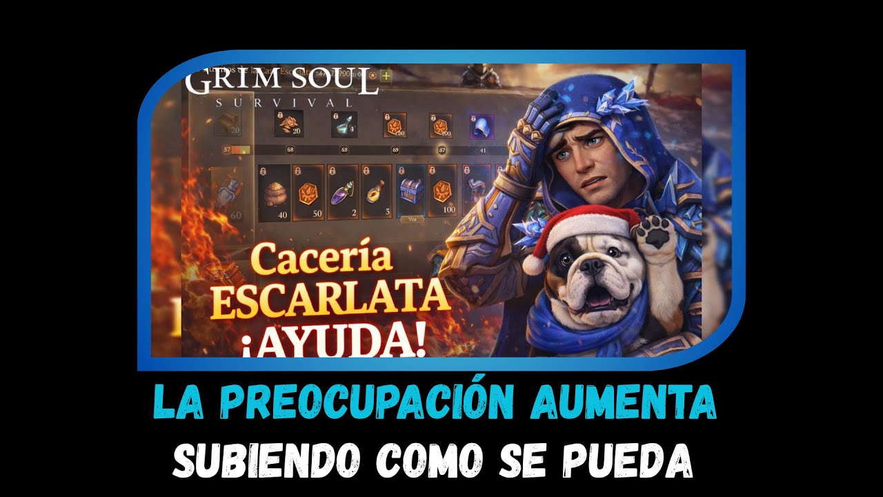 | Avanzando en la cacería escarlata # 22 | último día | Grim Soul Survival | ⚔️😰