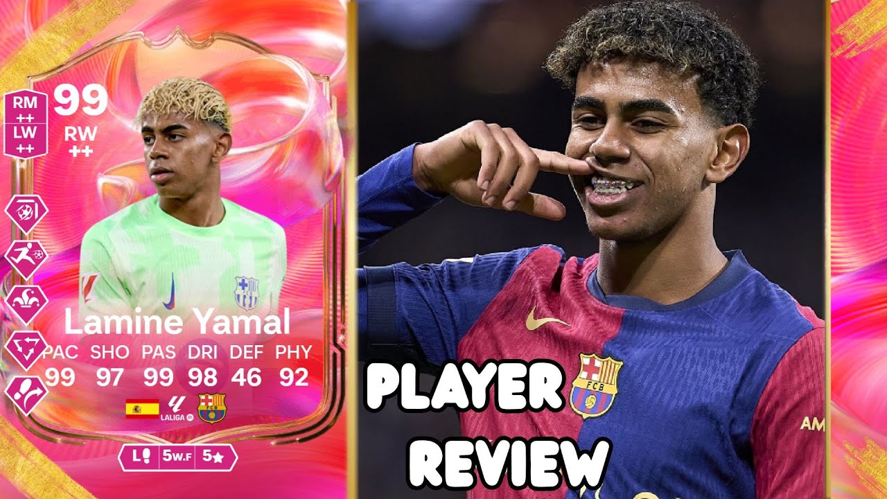 DE LO MEJOR EN SU POSICION!! LAMINE YAMAL FUTTIES 99 REVIEW | EA FC 25 LAMINE YAMAL FUTTIES 99