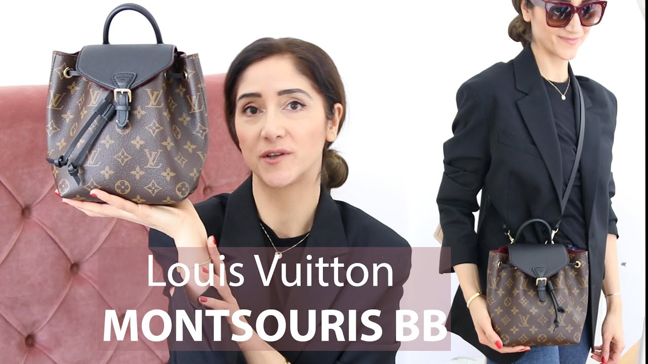 ALL YOU NEED TO KNOW ABOUT THE LOUIS VUITTON MONTSOURIS BB |  WITH MANY COLSE-UP & MOD SHOTS