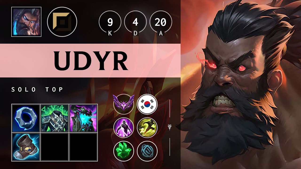 Udyr Top vs Gragas - KR Master Patch 25.S1.2