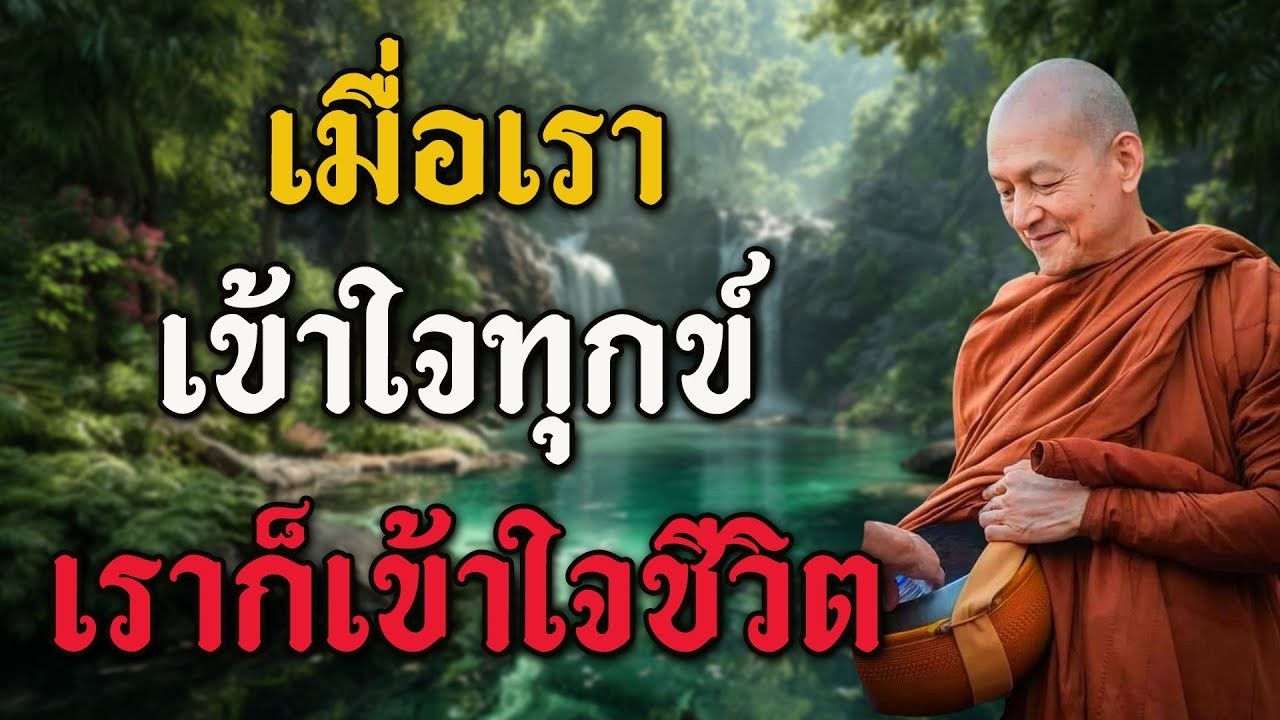 เมอเรา เขาใจทกข เรากเขาใจชวต ทกสงบนโลกไมเทยง ฟงคำสอนของพระพทธเจา พทธวจน