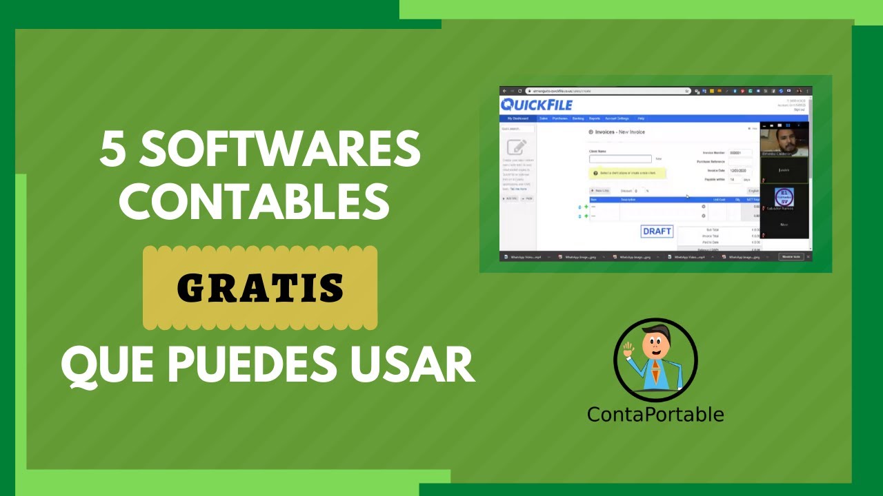 5 software contables gratis que puedes usar.