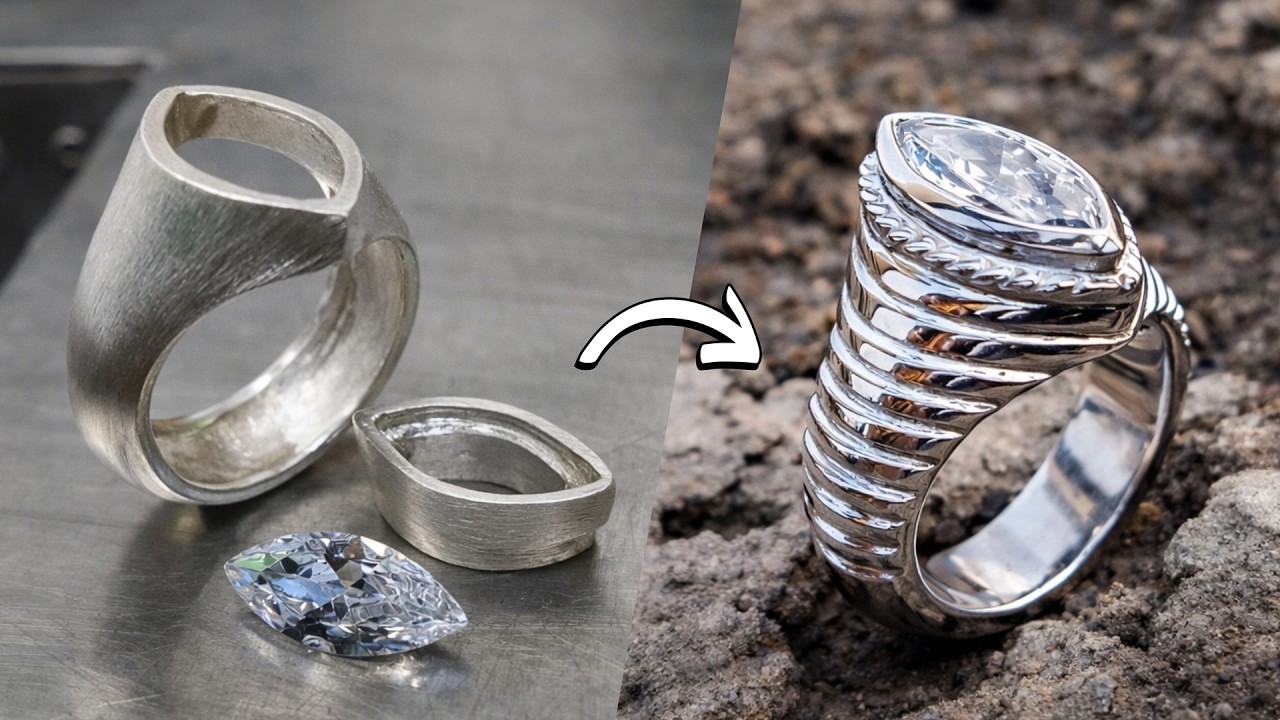 🛠️ How a Custom Marquise Diamond Ring Is Made | Expert Craftsmanship