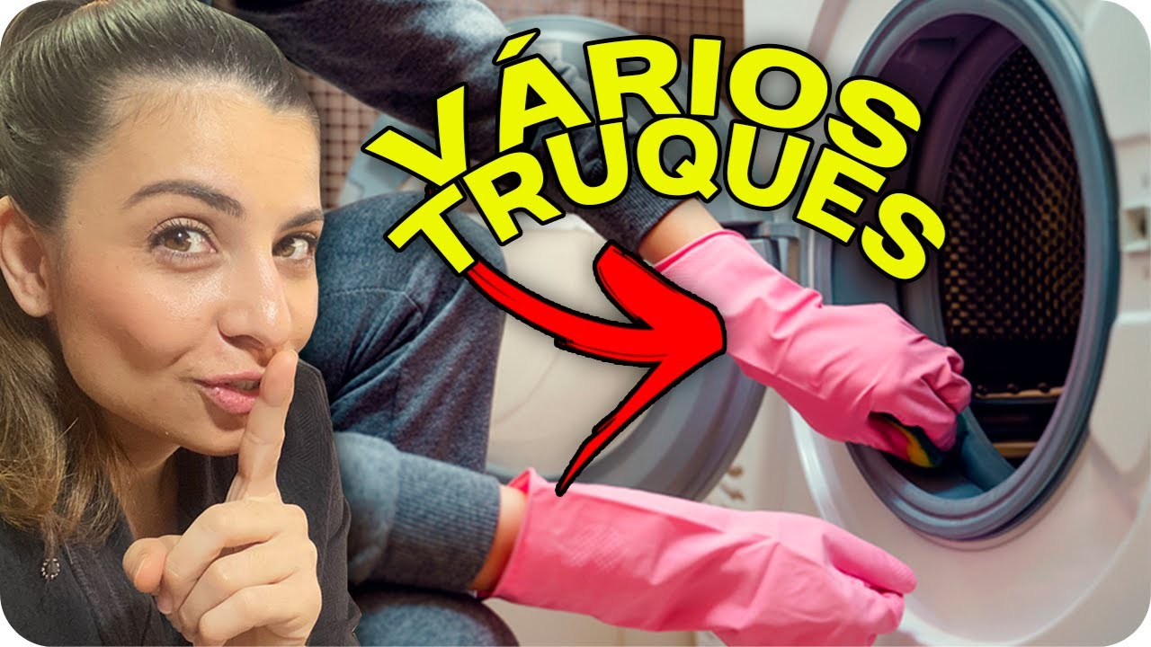 O JEITO CERTO DE LIMPAR SUA MÁQUINA DE LAVAR ROUPAS - LAVADORA DE ROUPAS LIMPÍSSIMA!