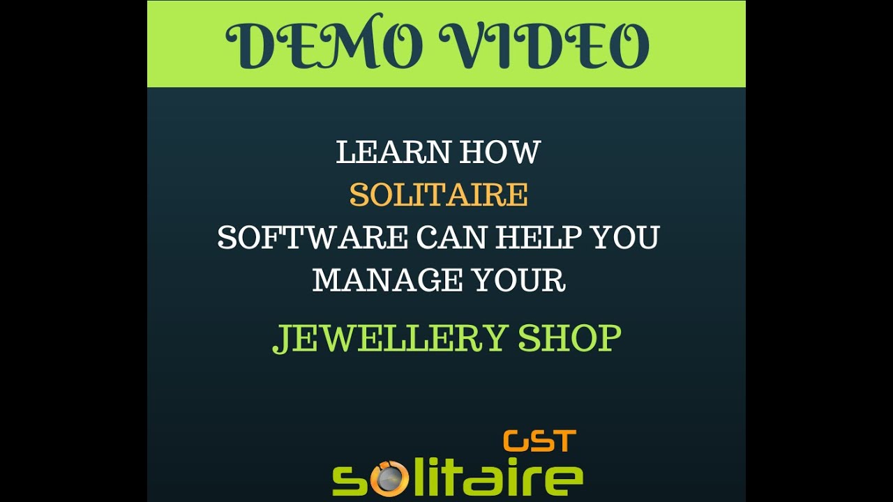 SOLITAIRE ERP DEMO VIDEO