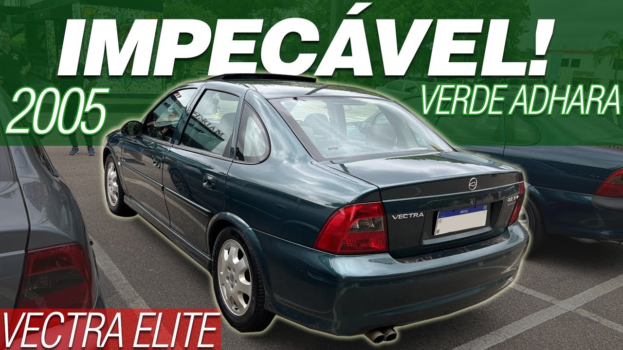 CONHEÇA ESSE VECTRA B ELITE 2005 2.2 16V VERDE ADHARA, MUITO RARO! COM @garagemdodanilo
