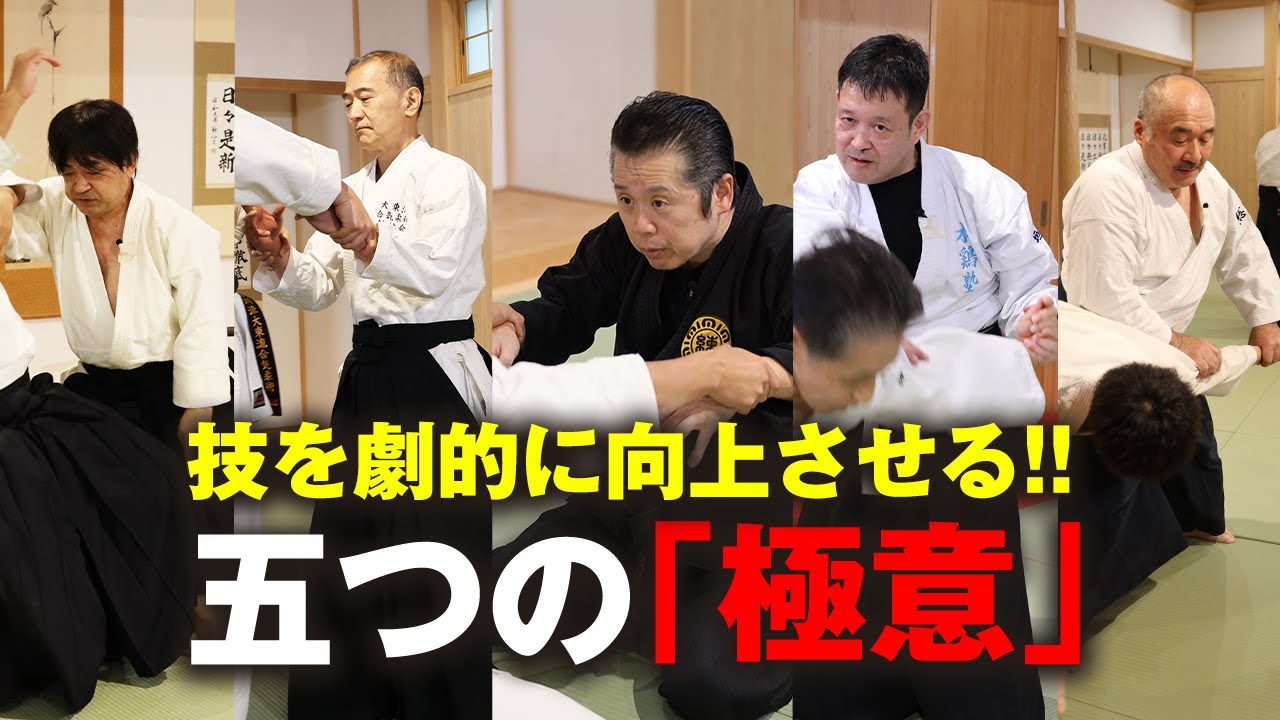 【大東流】合気の技を劇的に向上させる五つの「極意」 A Joint Seminar Showcasing Five Aiki Budo Schools 【合気道】