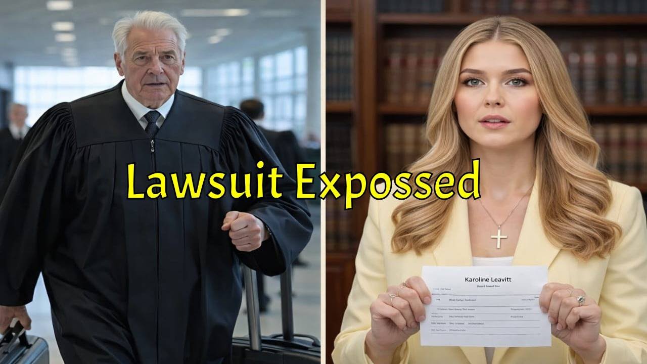 Judge FLEES Country After Karoline Leavitt's $800M Lawsuit Exposes Corrupt Court System!