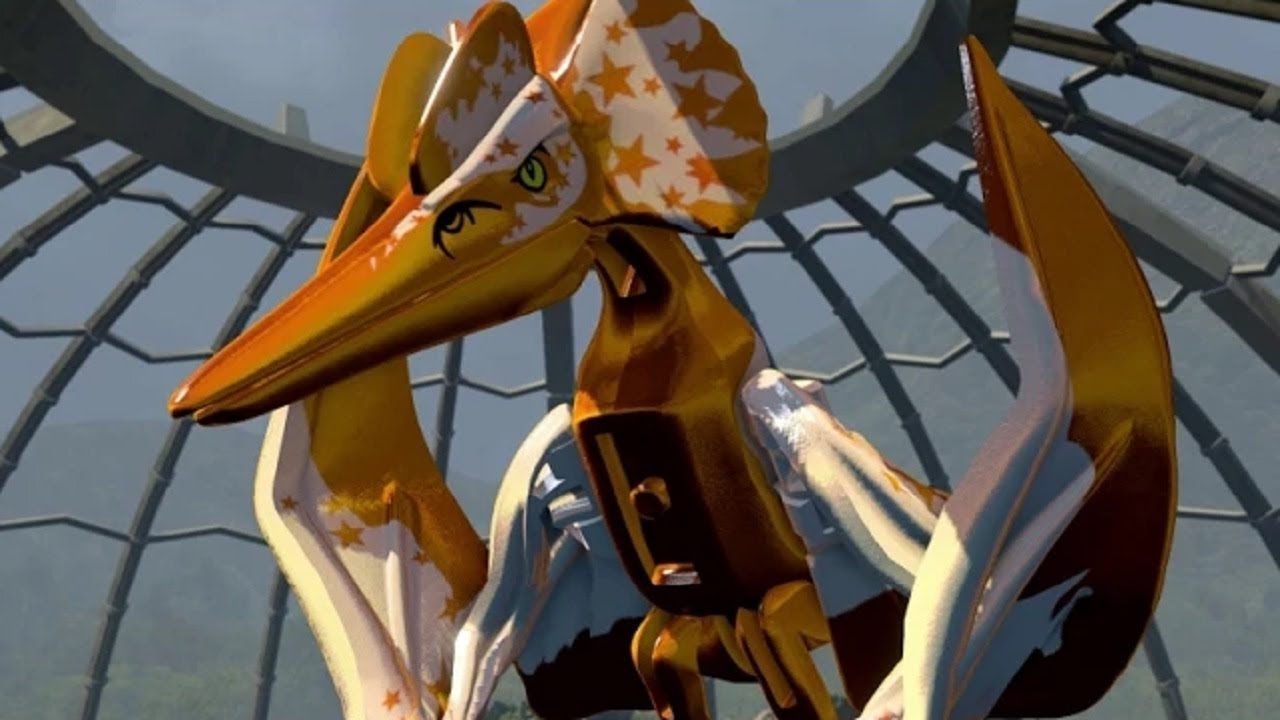 LEGO Jurassic World - Pteranodon Unlock Location + Gameplay (Skeleton & Custom Dinosaur Showcase)