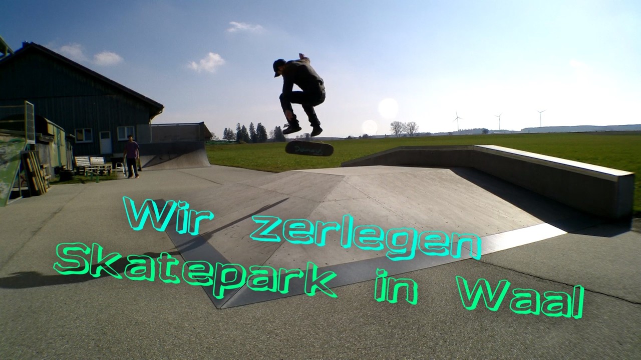 Mega Session in Waal (Allgäu) wir zerlegen Skatepark  🛹✌🔥