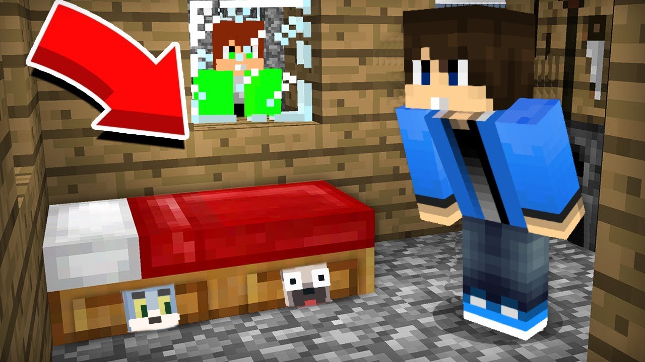 KIIS ÉS HUSI ÁGY ALATTI BÁZISA A MINECRAFTBAN!