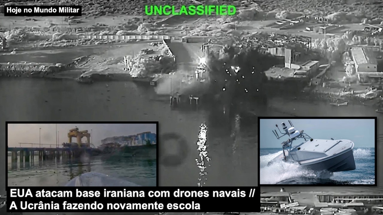 EUA atacam base iraniana com drones navais &ndash; A Ucr&acirc;nia fazendo novamente escola