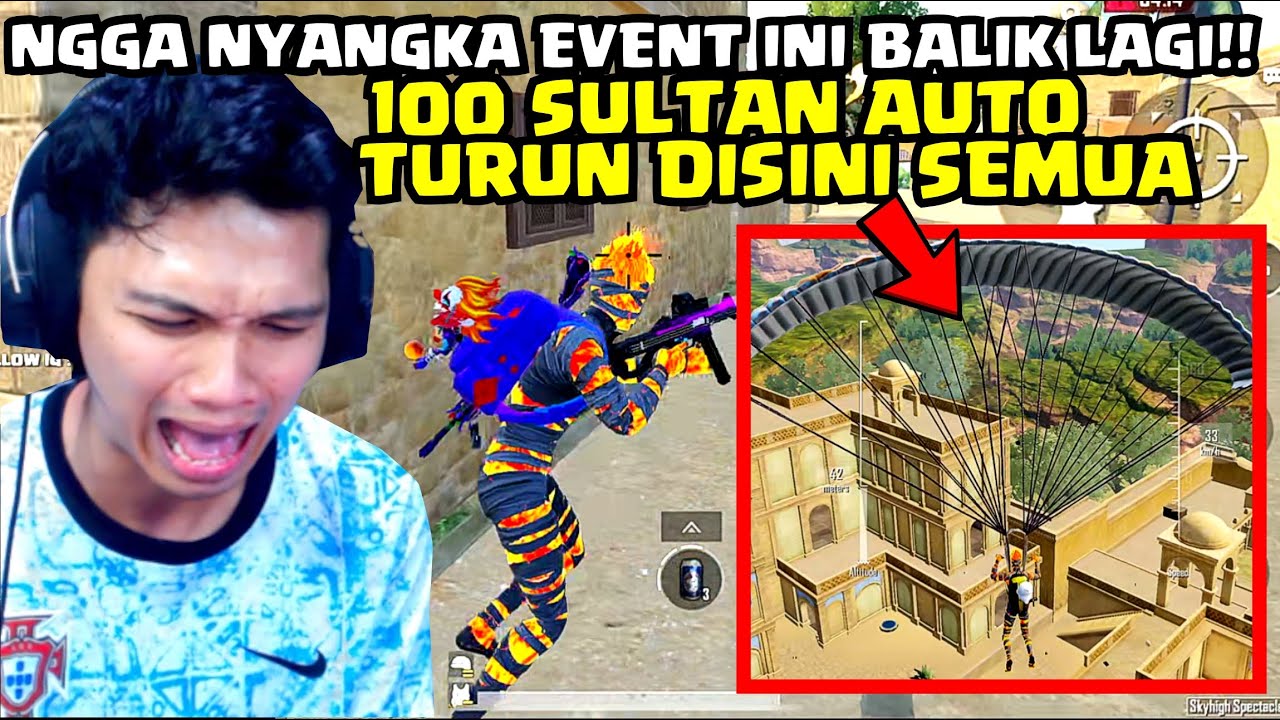 NGGA NYANGKA EVENT INI BALIK LAGI!! 100 SULTAN AUTO TURUN DISINI SEMUA | PUBG MOBILE
