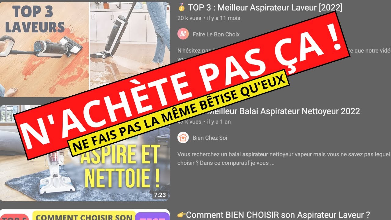 Le Probl&egrave;me Avec Les Balais Aspirateurs Nettoyeurs
