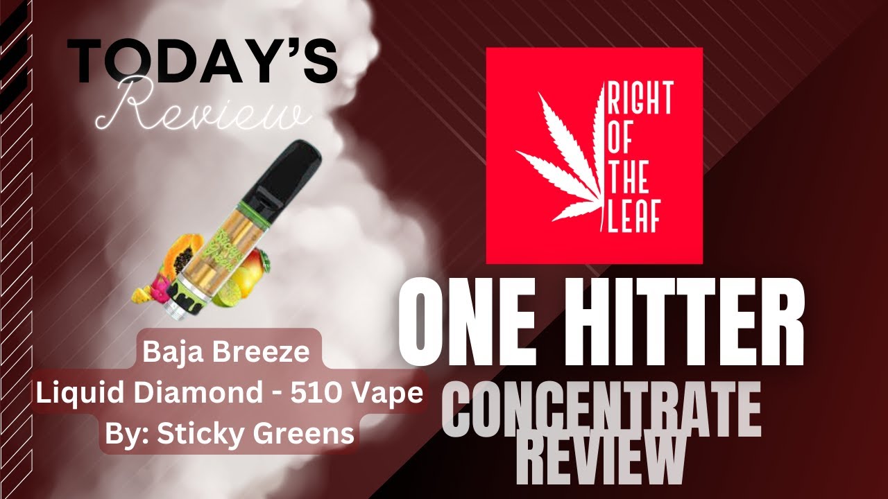 Baja Breeze by Sticky Greens | One Hitter Vape Review 🌊🔥
