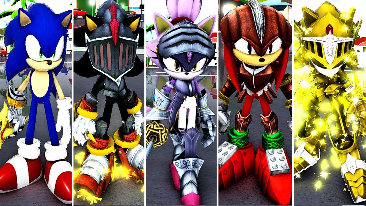 SONIC UNIVERSE RP! COMO DESBLOQUEAR OS NOVOS KNIGHT KNUCKLES, BLAZE, SHADOW E SUPER SONIC!