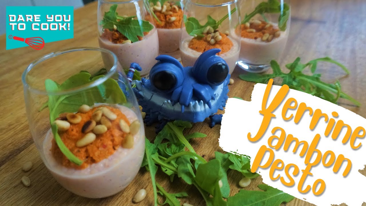 Verrines au jambon et pesto de tomates 🍅 Un régal à  l'apéro !