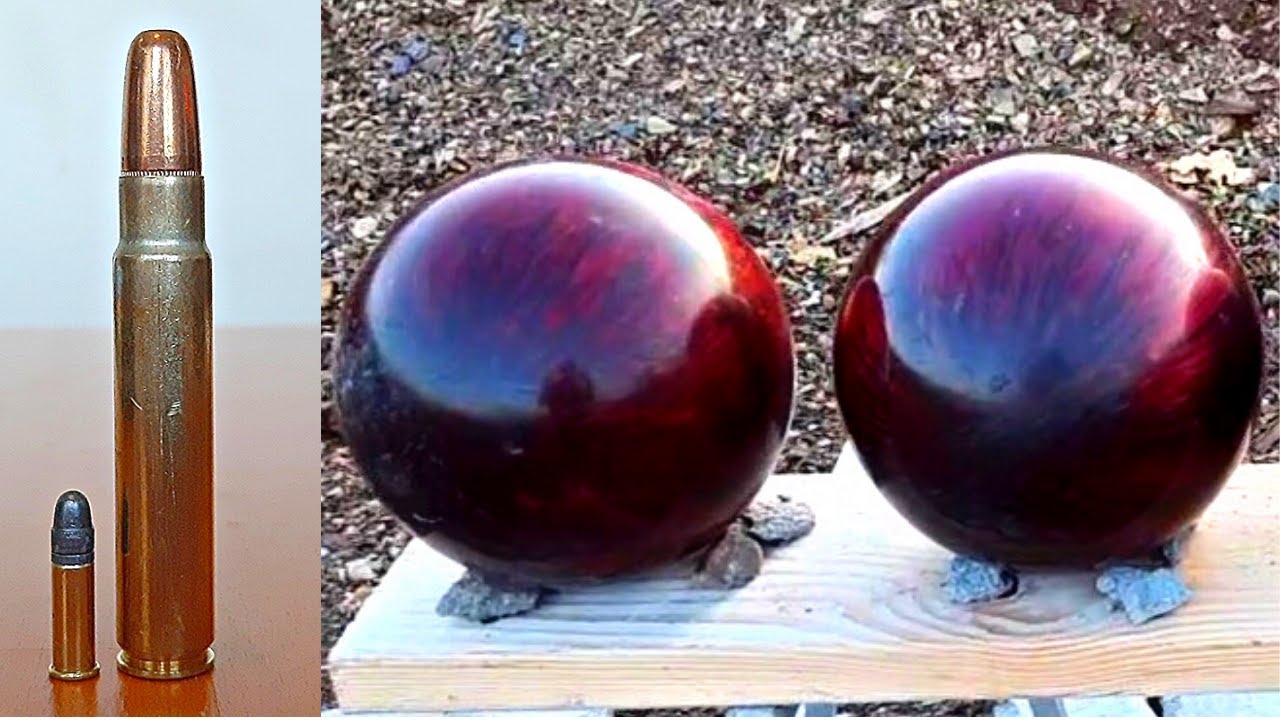 416 Ruger Elephant Gun vs Bowling Balls - How many can it penetrate through?