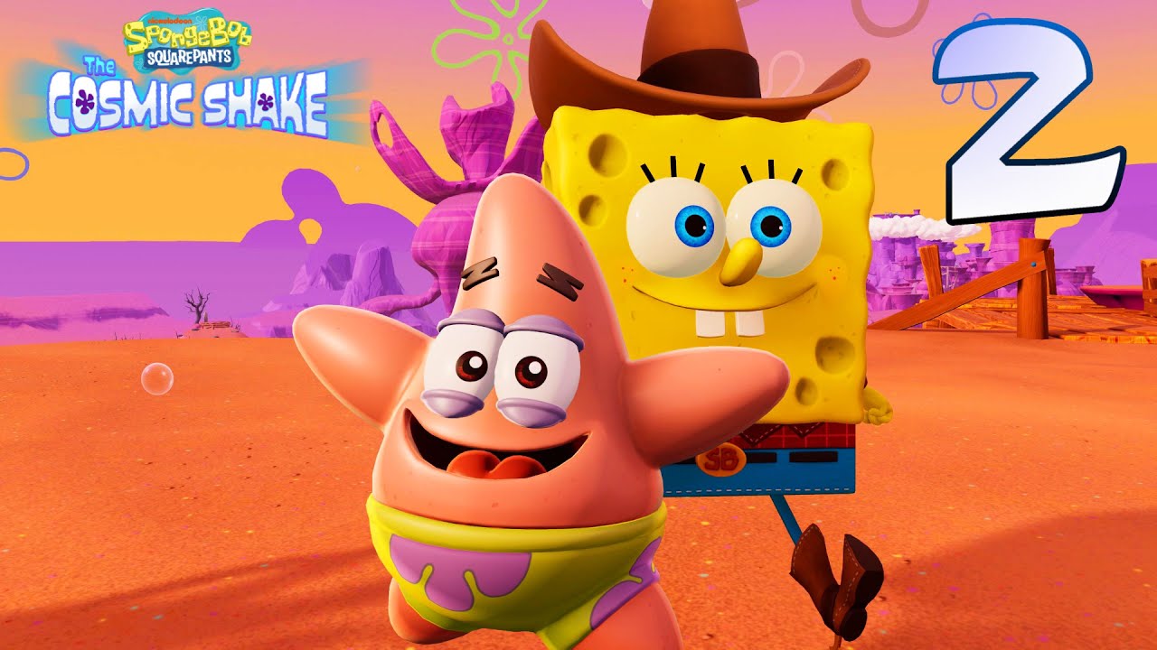 SpongeBob Cosmic Shake - Part 2 | Wild West Jellyfish Fields [4K]