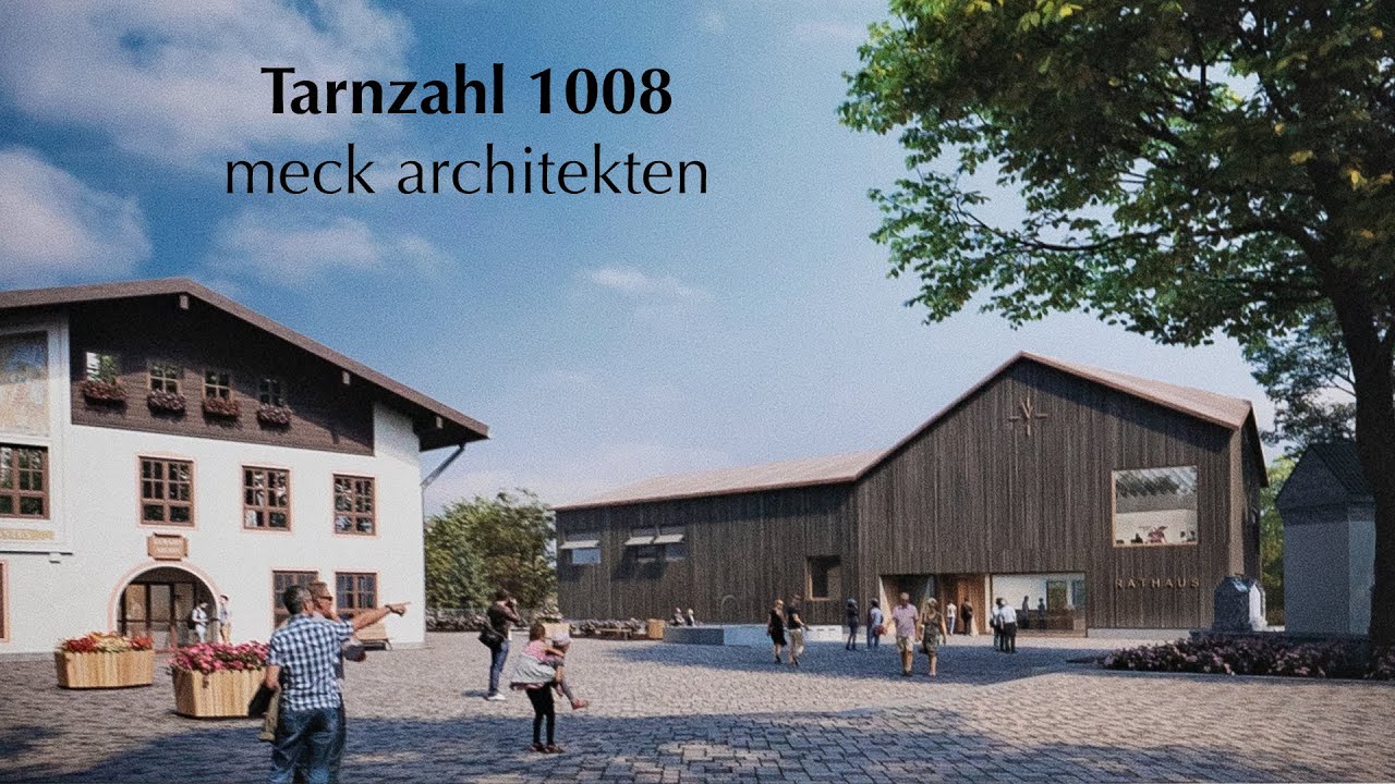 Neues Rathaus f&uuml;r Bad Feilnbach: Vorstellung Entwurf 1008